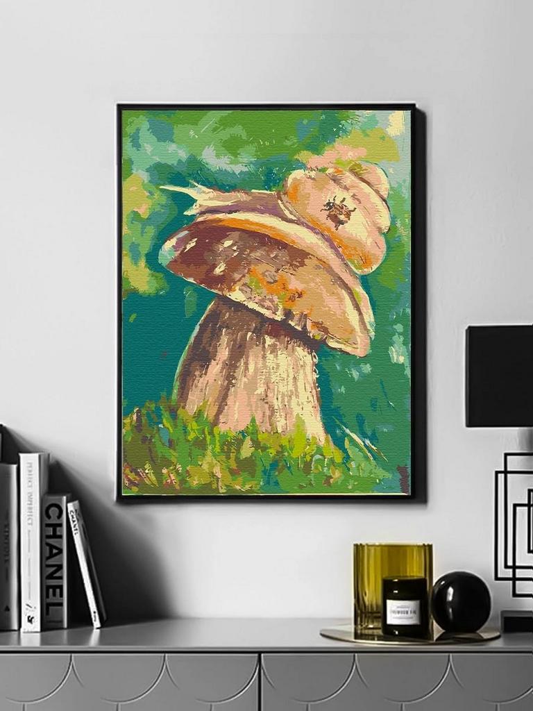 Картина по номерам "Улитка и гриб"