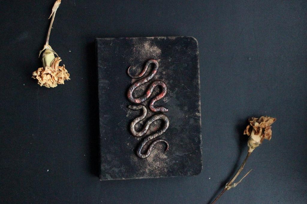 Блокнот ручной работы для записей «Змеи»