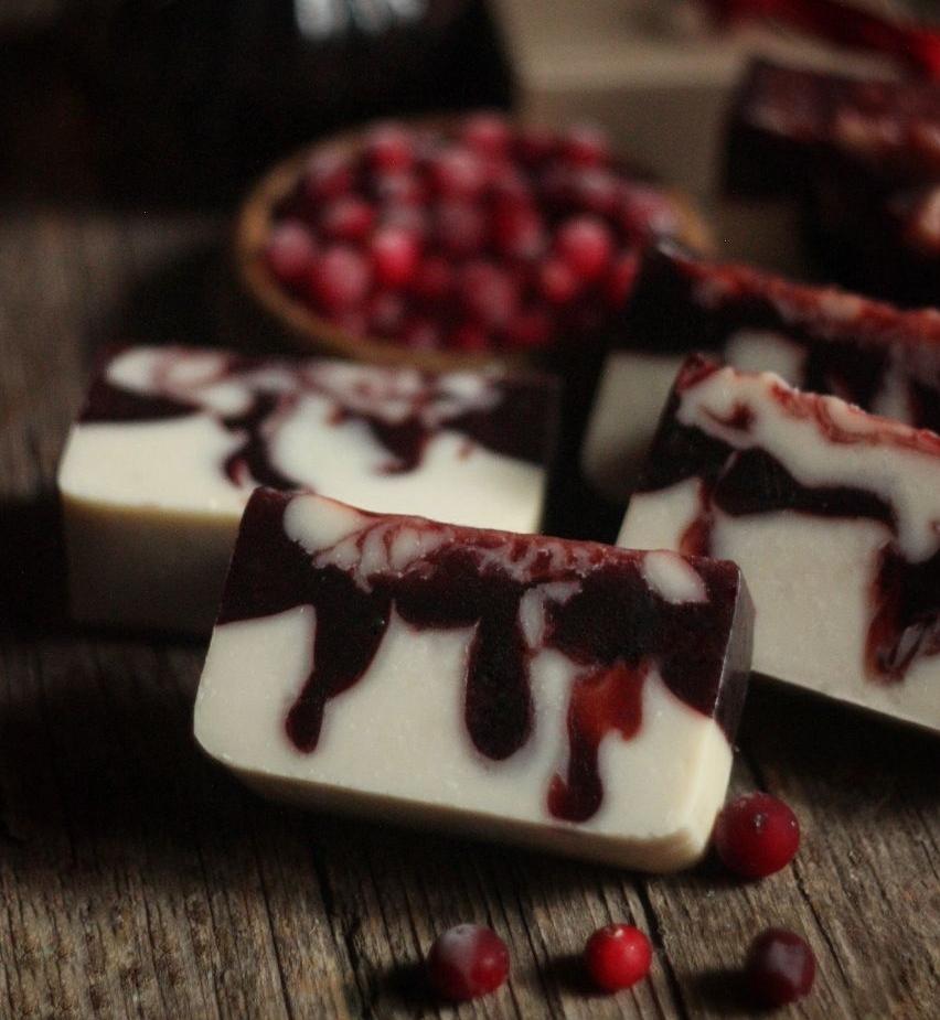 Мыло Клюква в сахаре