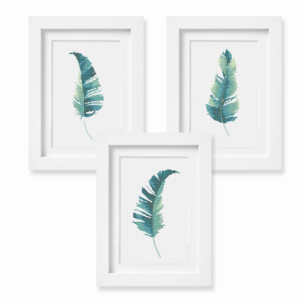 3 ЗЕЛЕНЫХ ПЕРЫШКА