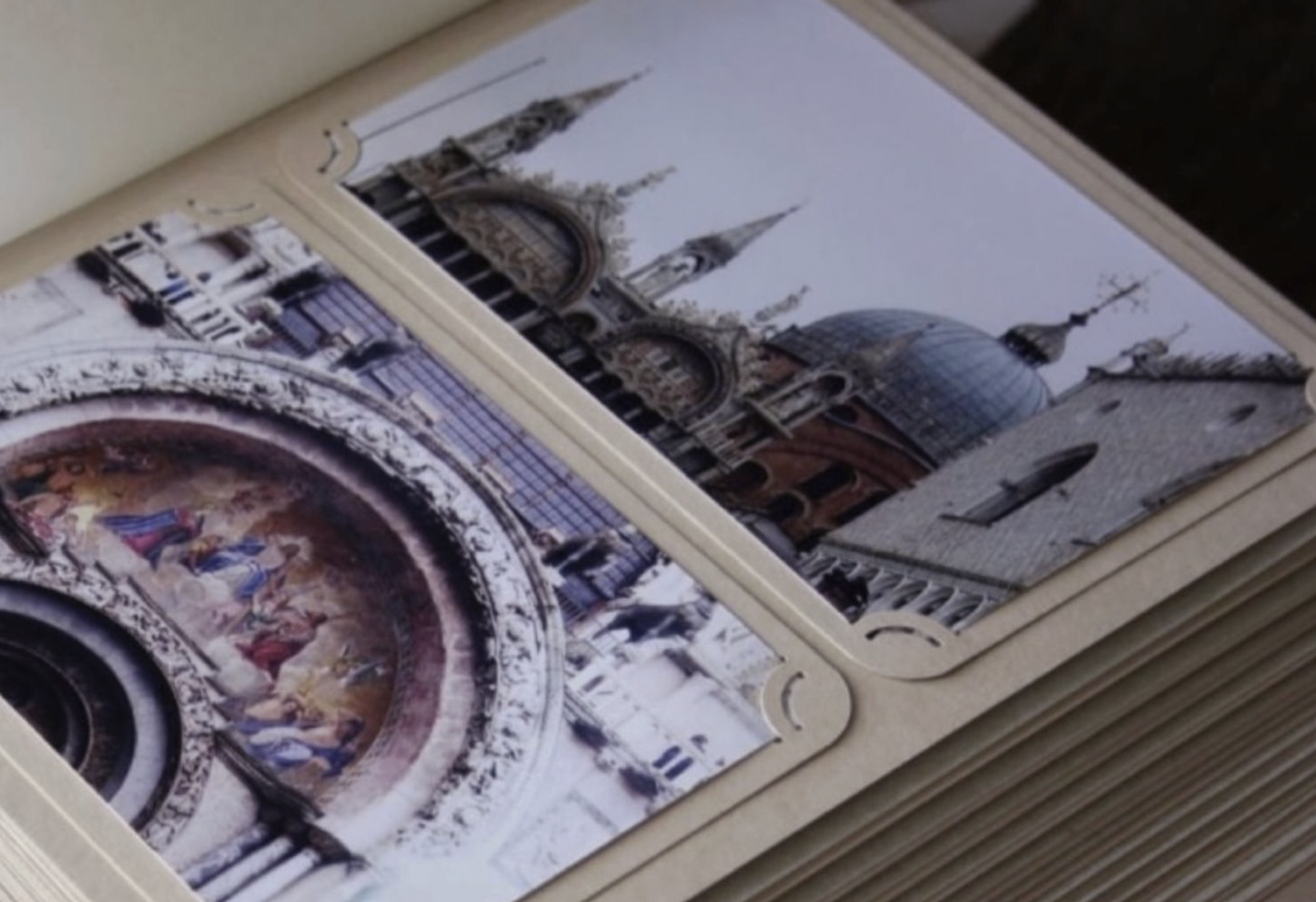 Бархатный фотоальбом VICTORIAN с книжной застежкой