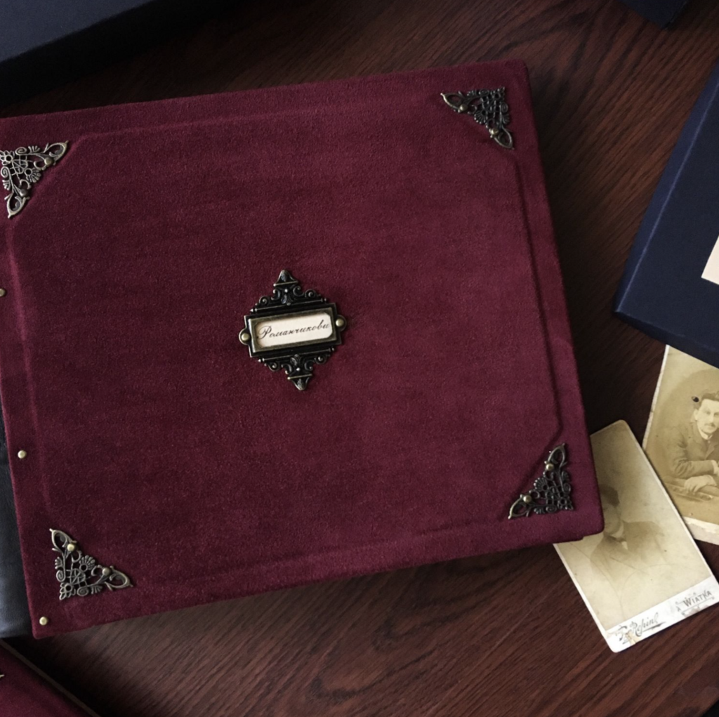 Бархатный фотоальбом VINTAGE