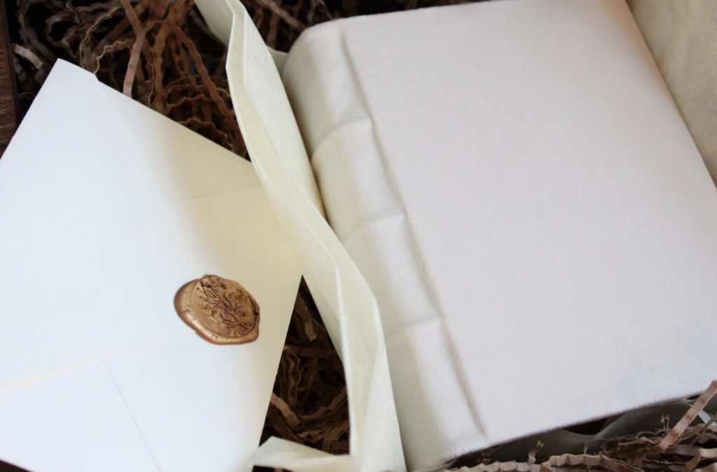 Бархатный фотоальбом Petit White