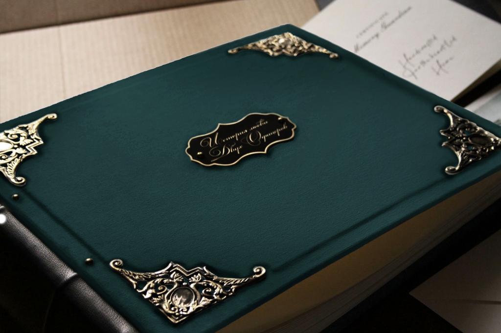 Бархатный фотоальбом Fairytale Emerald