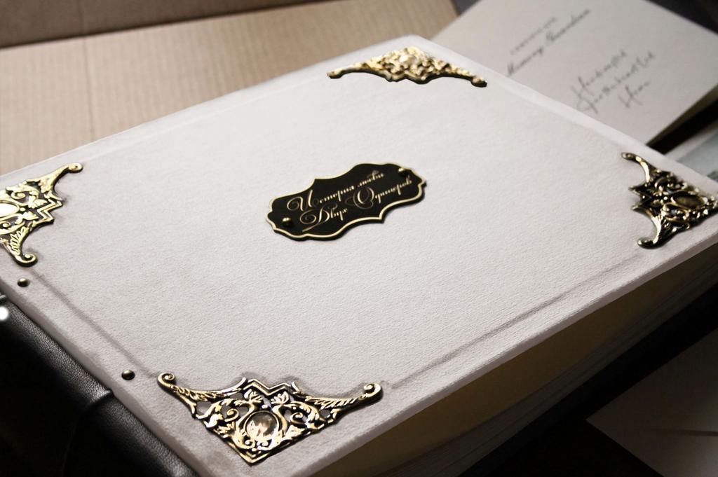 Бархатный фотоальбом Fairytale Cream White