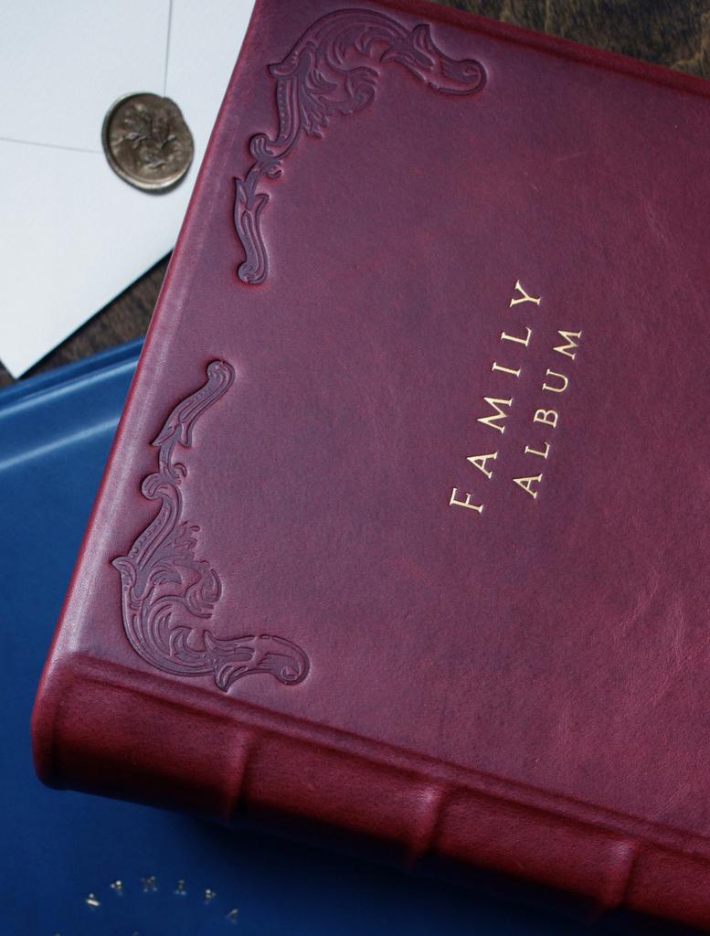 Кожаный фотоальбом Vincennes Bordeaux