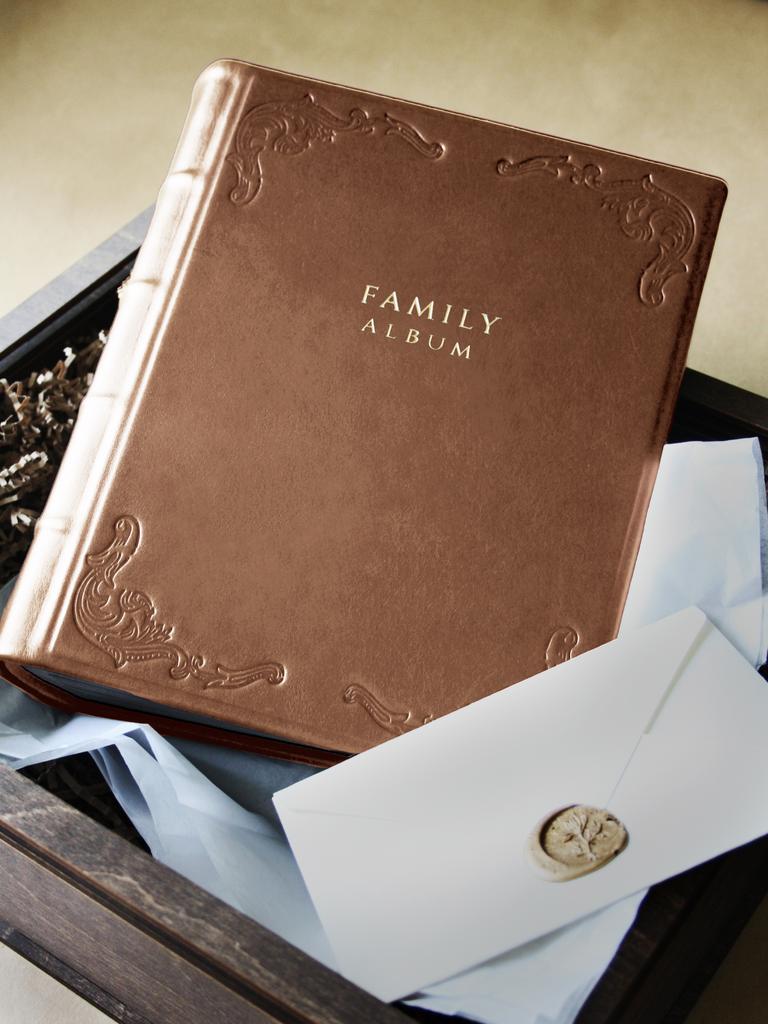 Кожаный фотоальбом Vincennes Amber