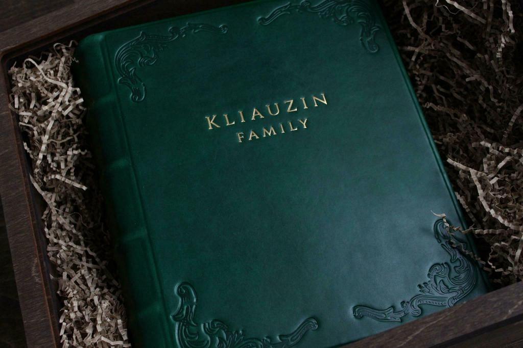 Кожаный фотоальбом Vincennes Emerald