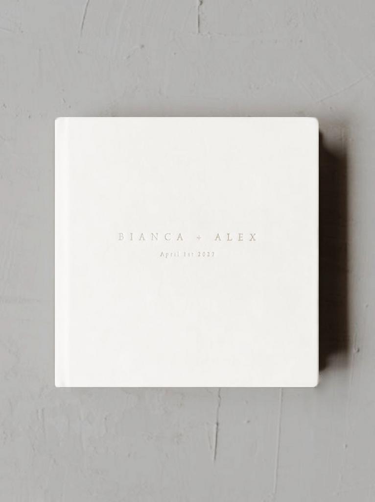 Кожаный свадебный фотоальбом SINCERE