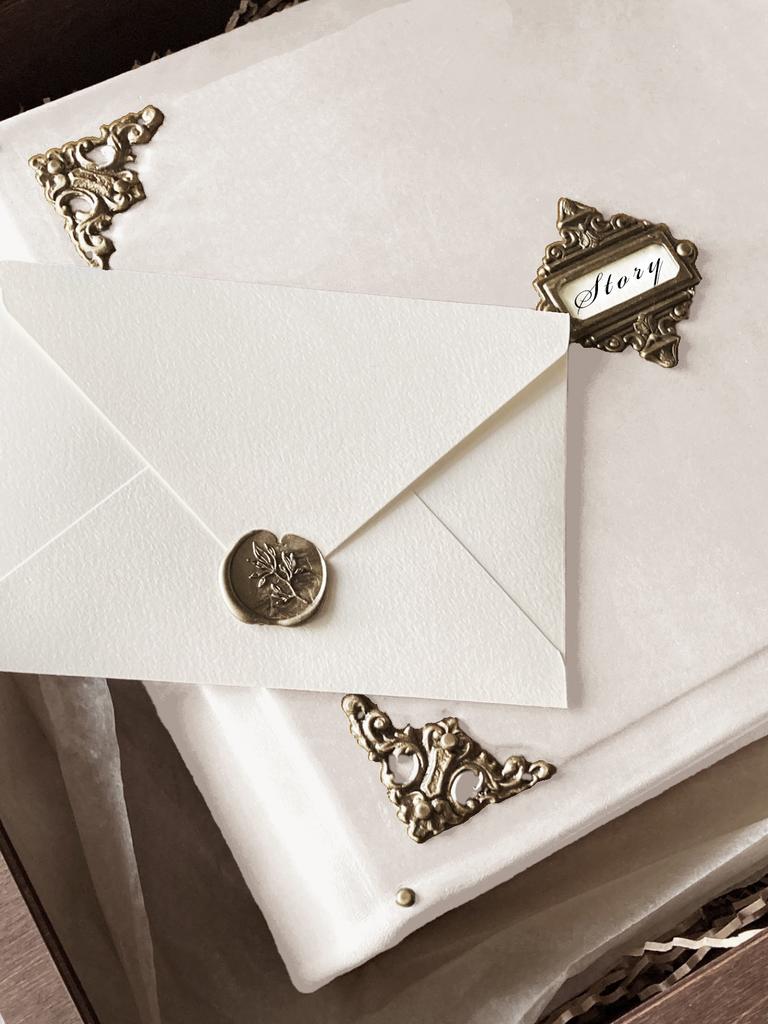 Кожаный фотоальбом Vintage White