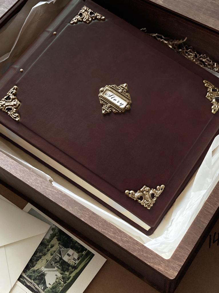 Кожаный фотоальбом Vintage Foresta