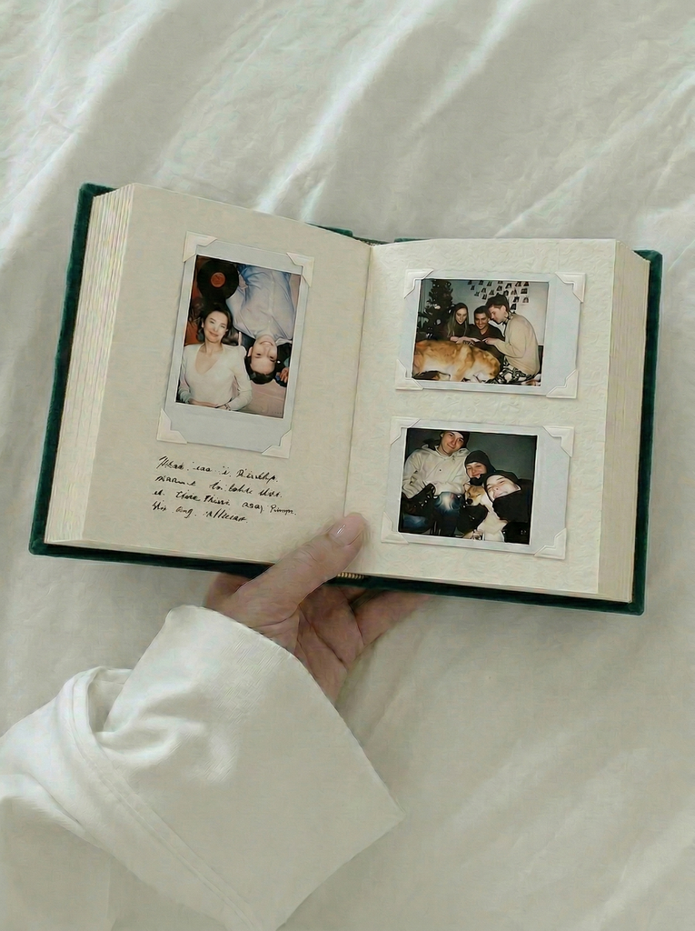 Бархатный фотоальбом Poetry Emerald