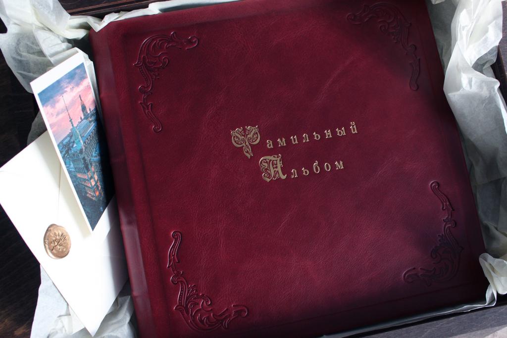 Большой кожаный фотоальбом VINСENNES