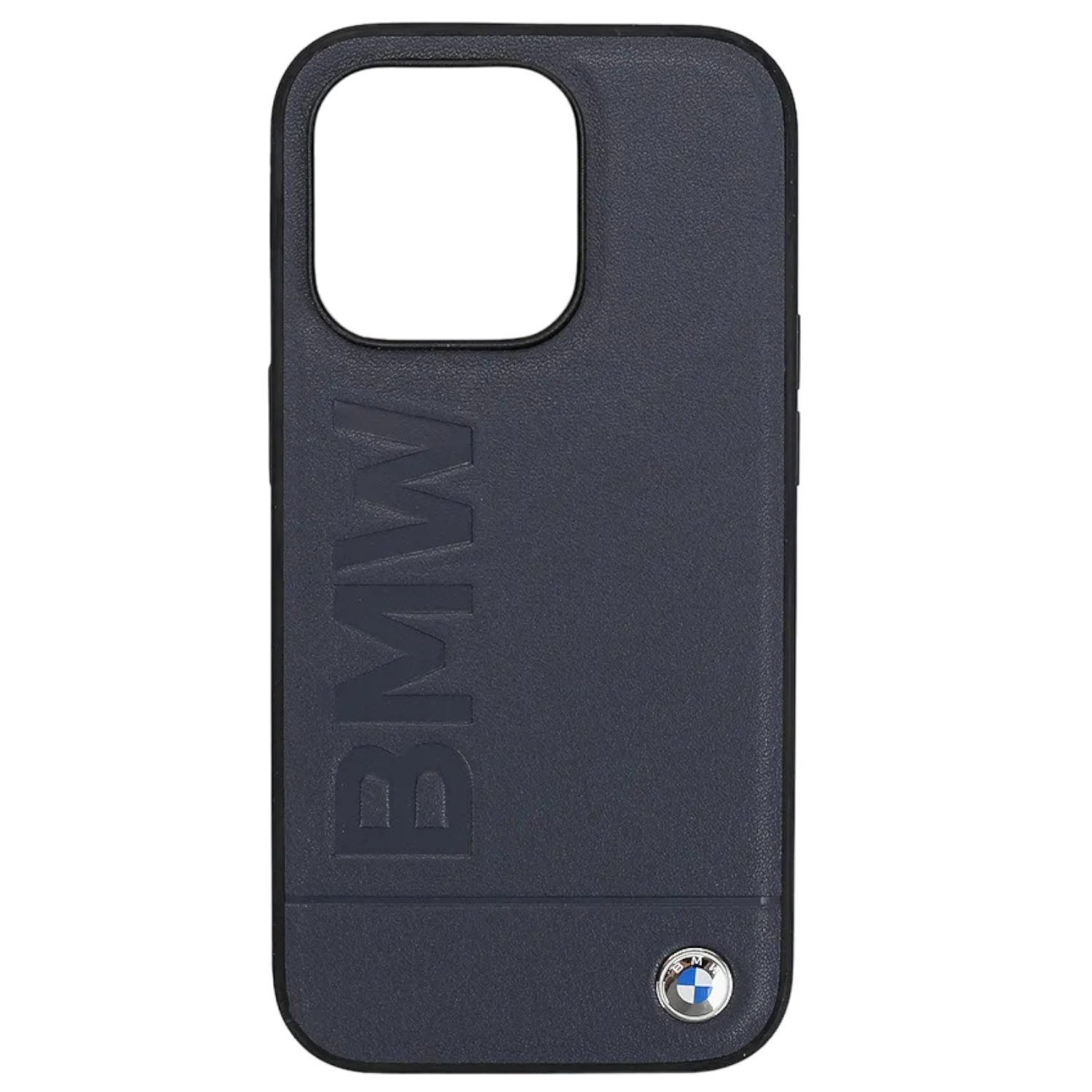 Чехол для iPhone BMW экокожа синий
