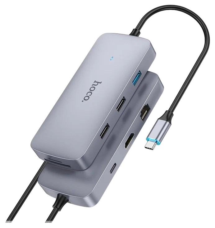 Многофункциональный адаптер HOCO HB32 8 в 1
