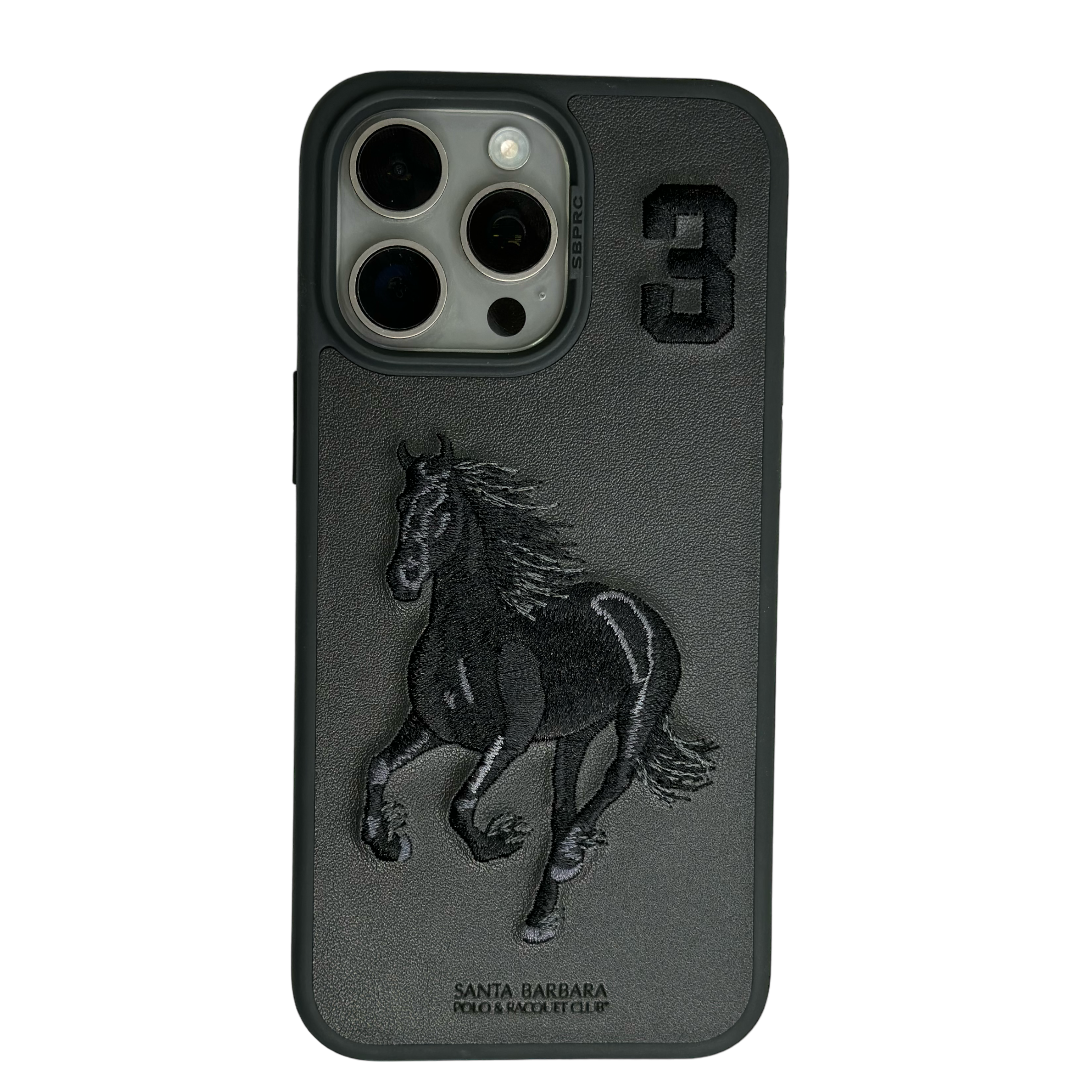 Чехол для iPhone 15 Pro Santa Barbara Polo & Racquet Club Ravel Boris серый