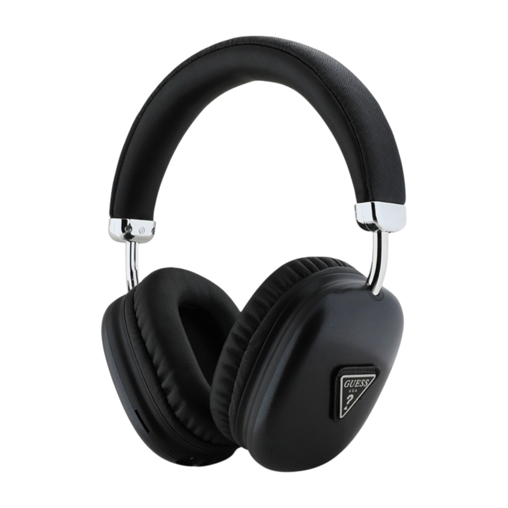 Наушники накладные GUESS Triangle Metal Logo Black