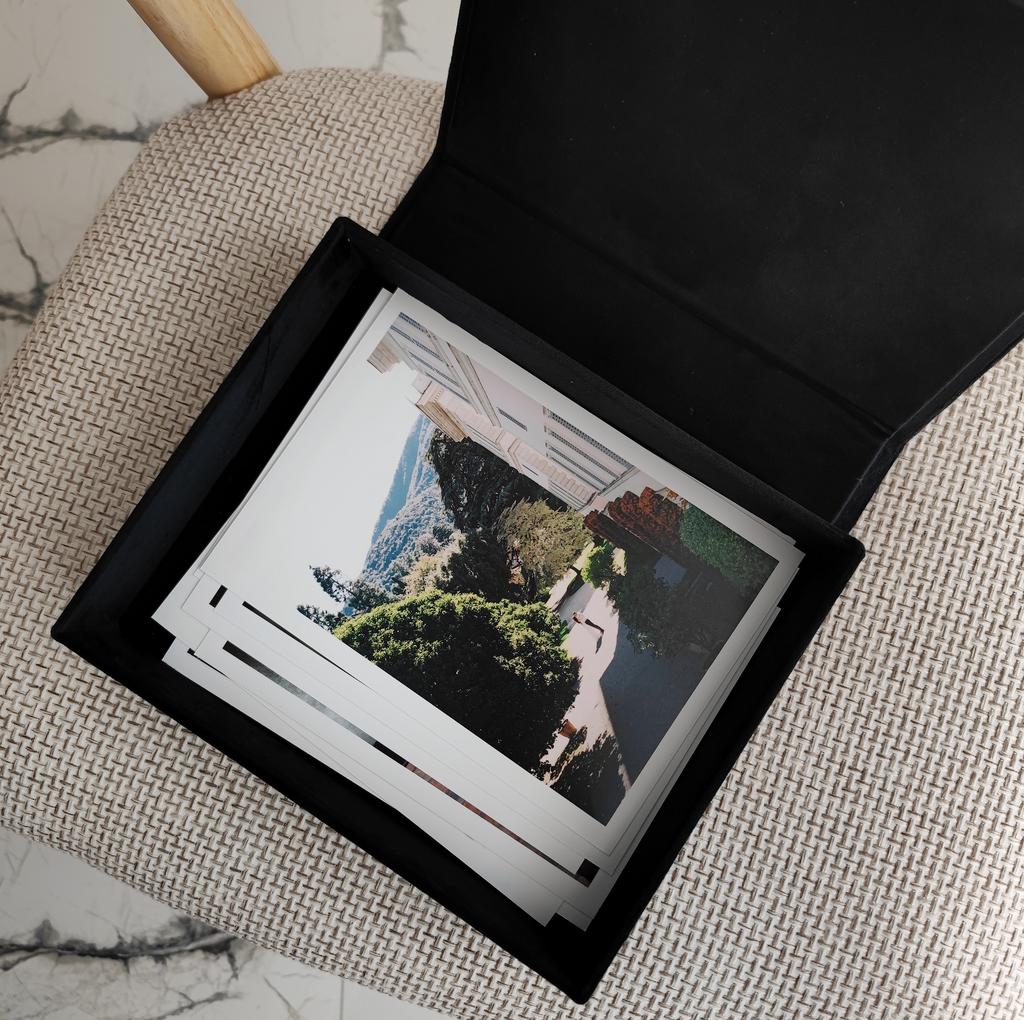 КОРОБ ДЛЯ ФОТО \ ДЛЯ ХРАНЕНИЯ БАРХАТНЫЙ (БОЛЬШОЙ)