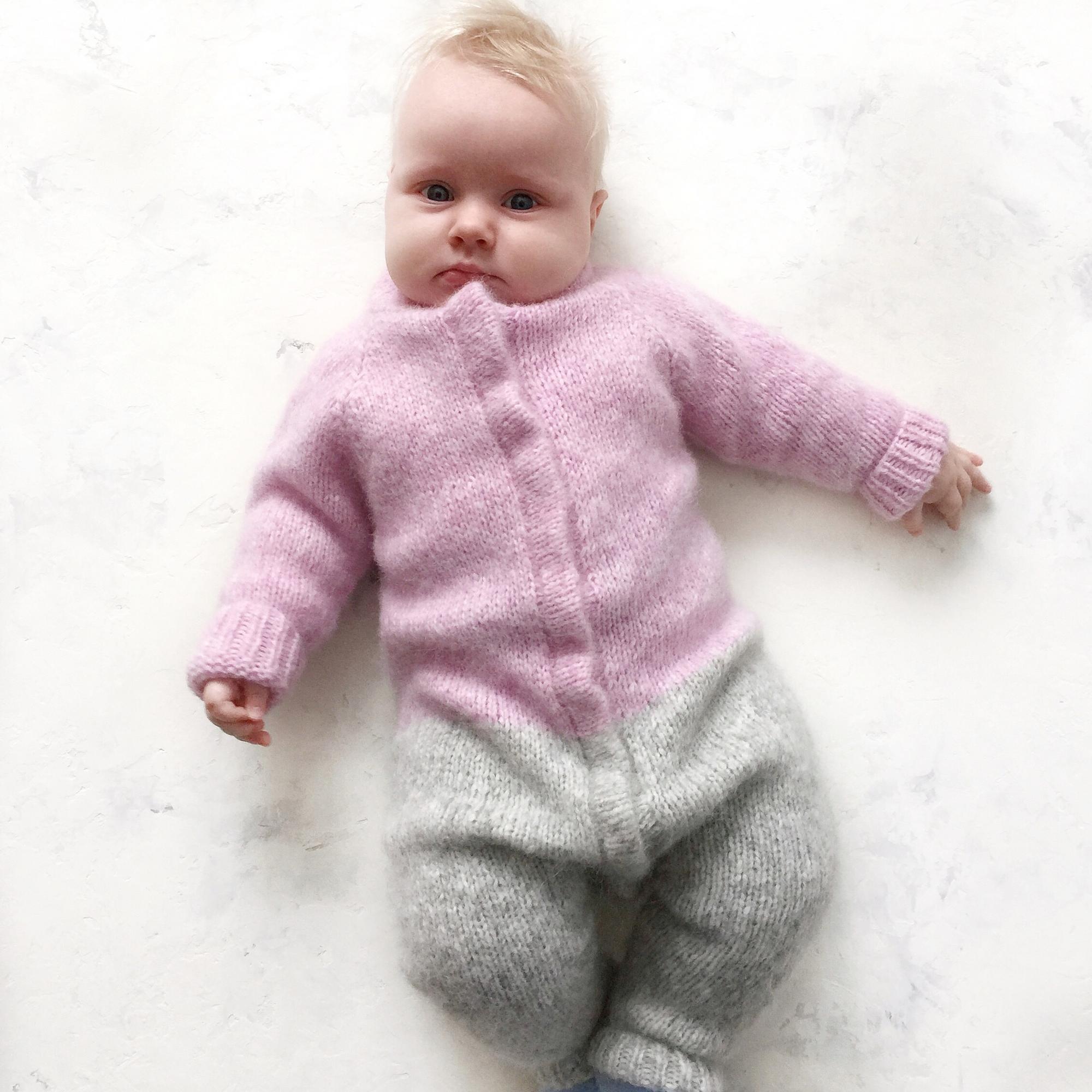 простой комбинезон спицами