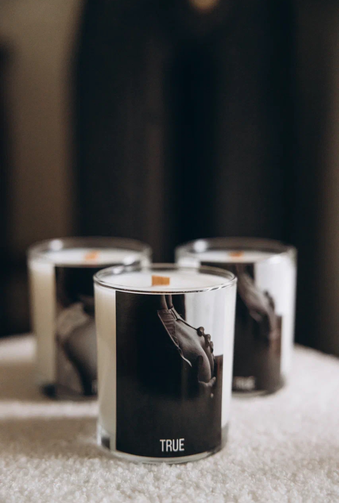 Свеча в стакане с афродизиаками