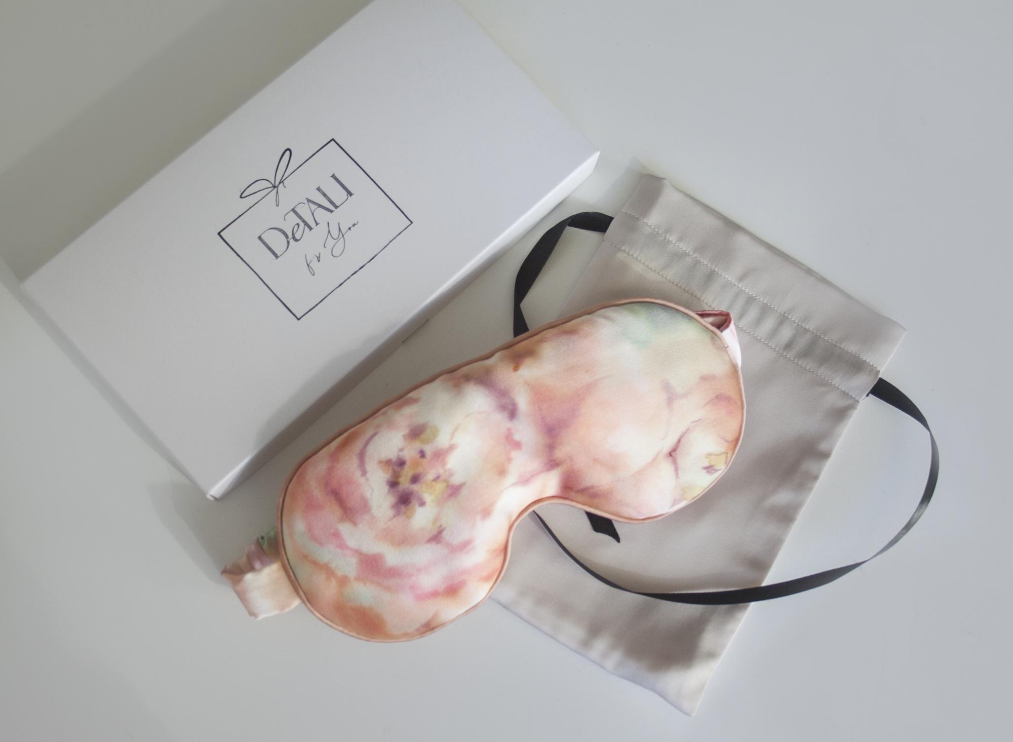 Маска для сна — Пионы