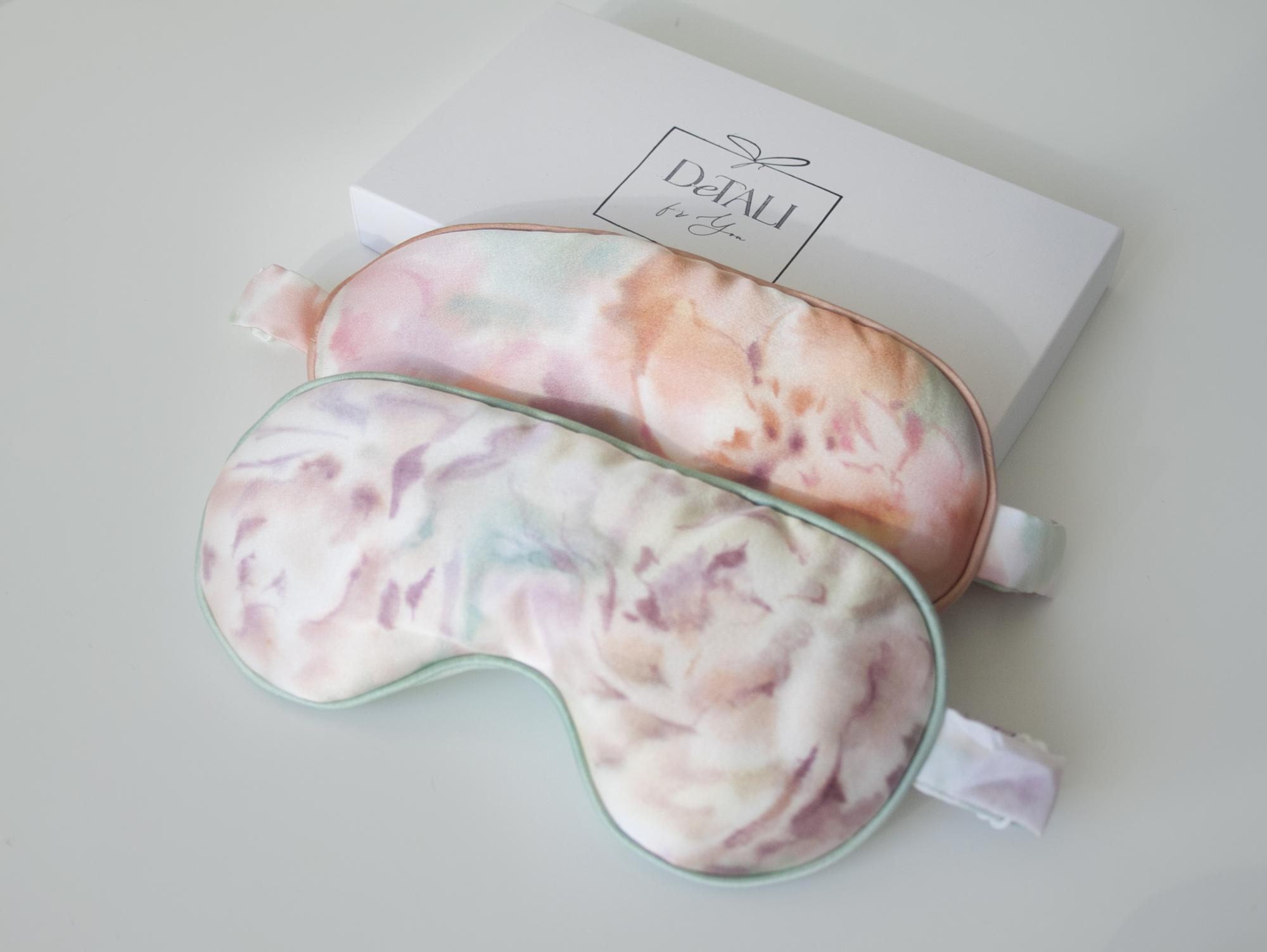 Маска для сна — Пионы