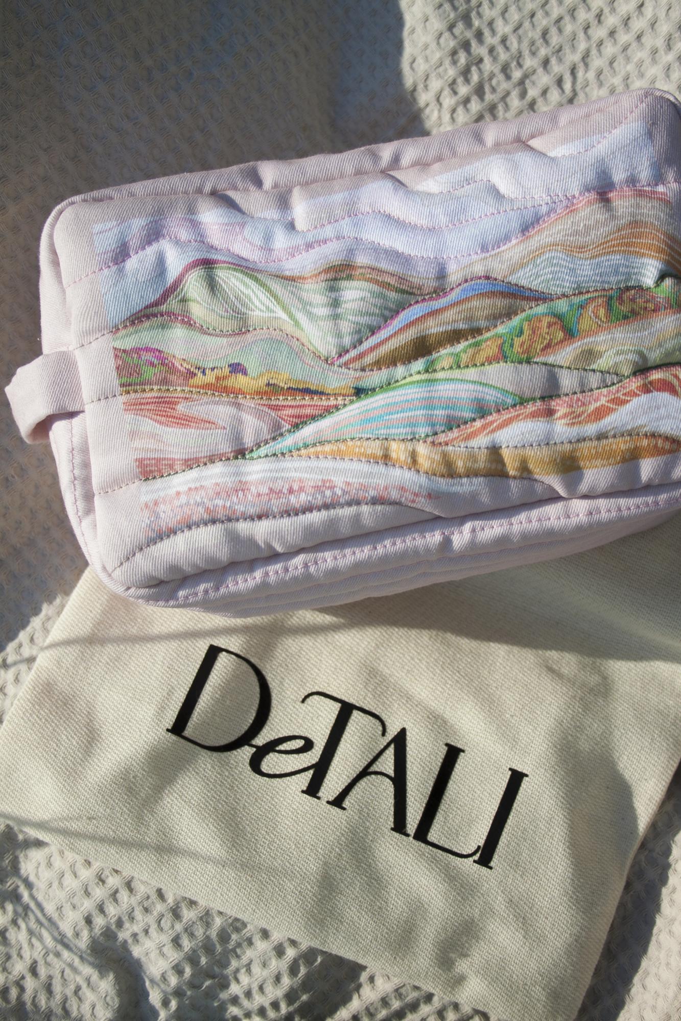 Косметичка ПЕЙЗАЖ Пудрово-розовый