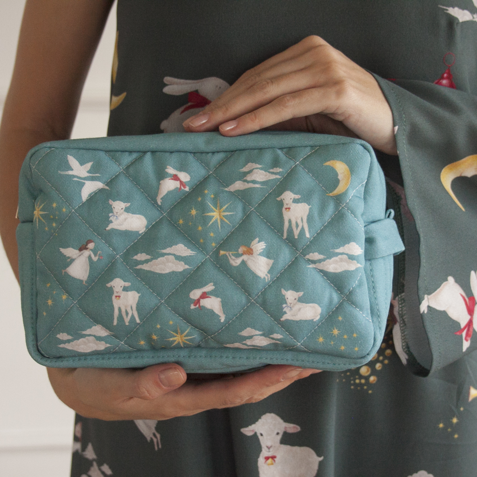 Косметичка БАРАШКИ Бирюзовая