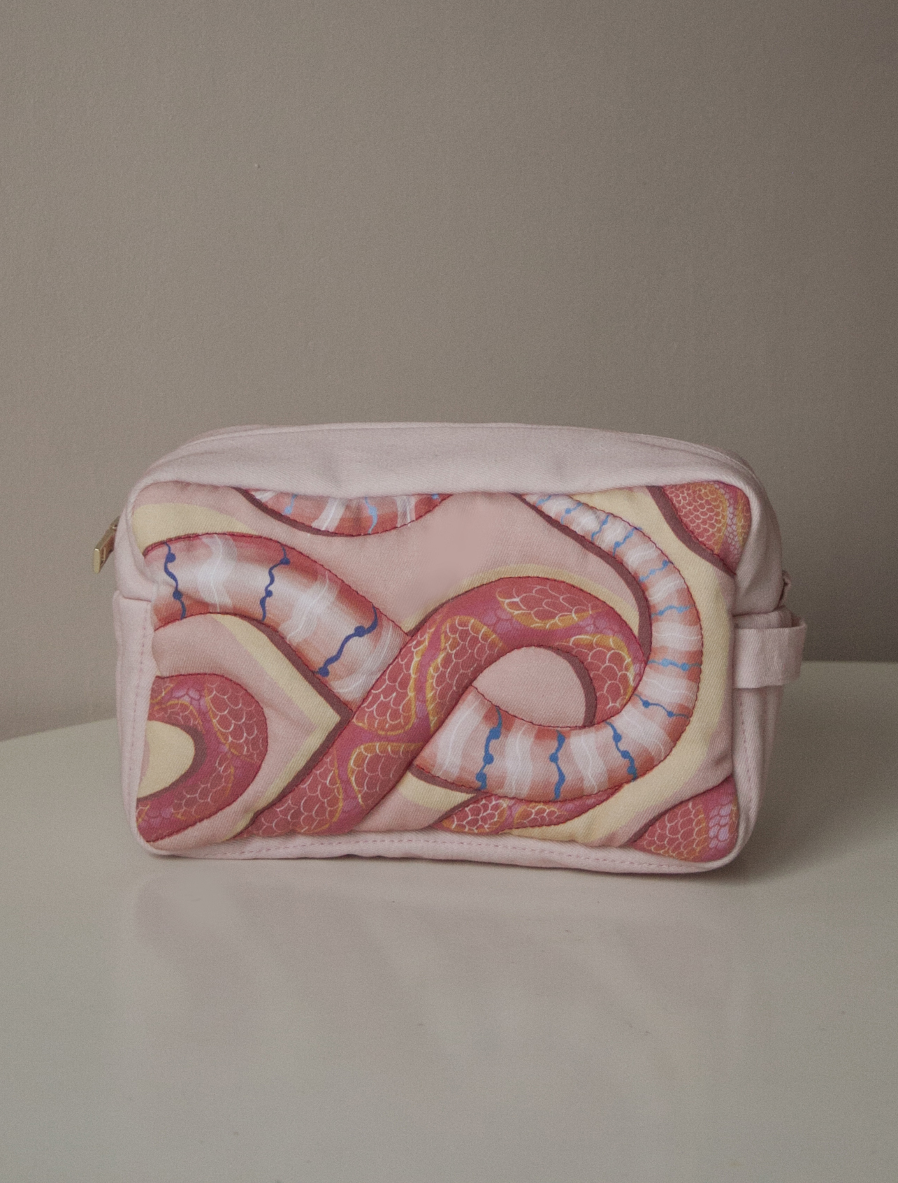 Косметичка ЗМЕЙКИ розовые