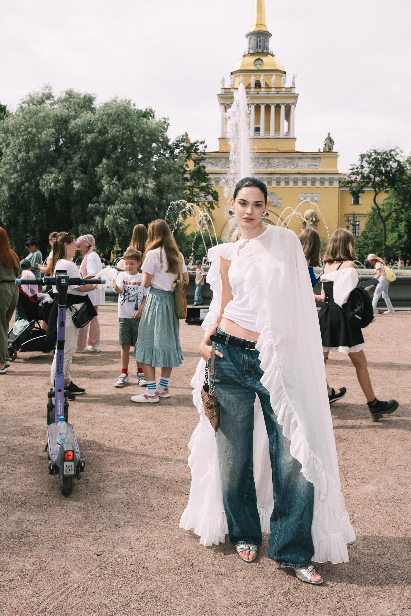 Кейп из вуали