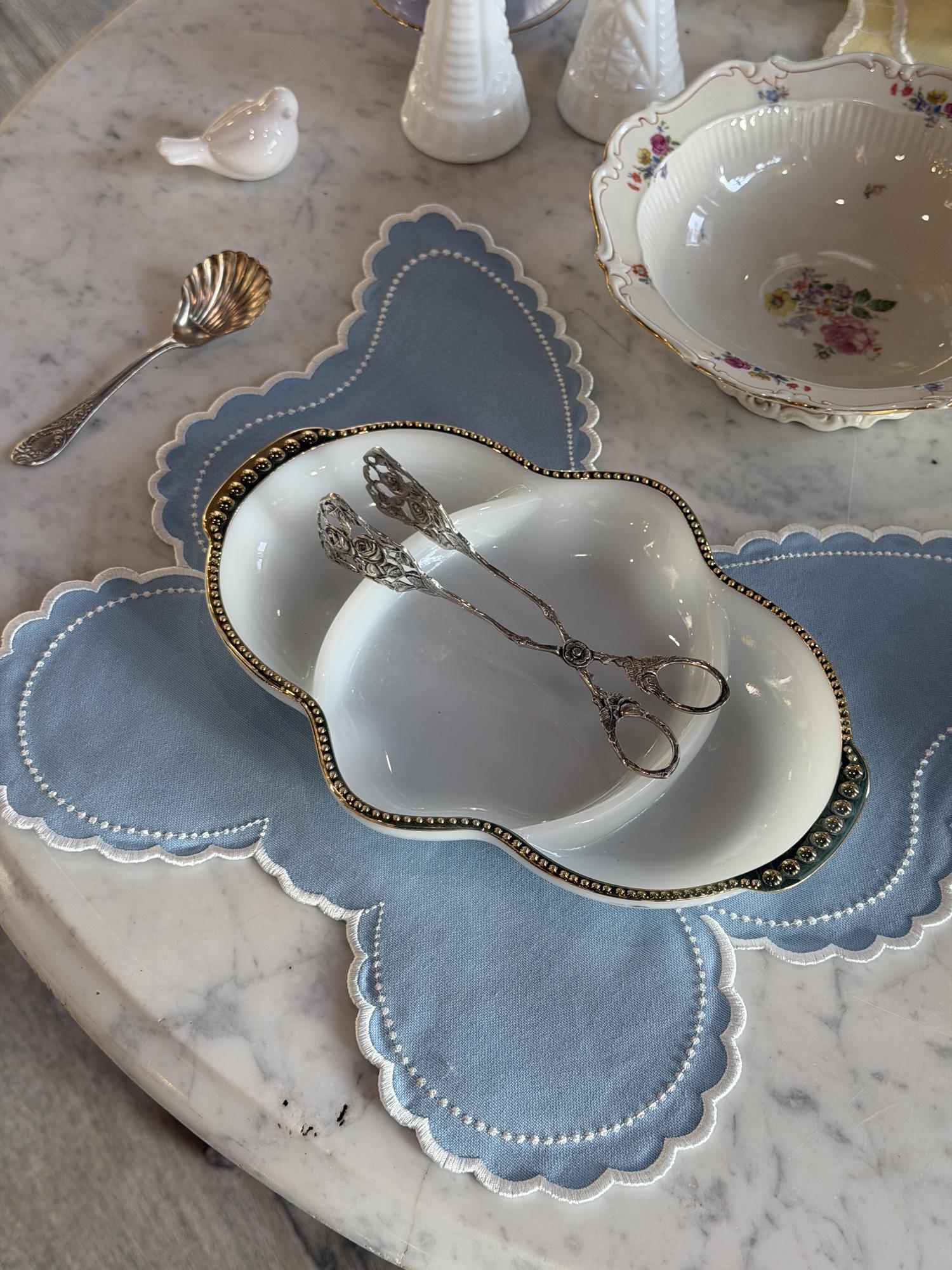 Плейсмат бабочка, голубой