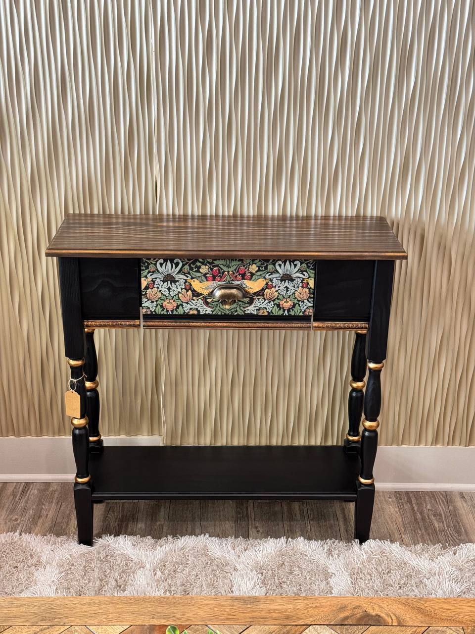 Birds and Gardens Console Table