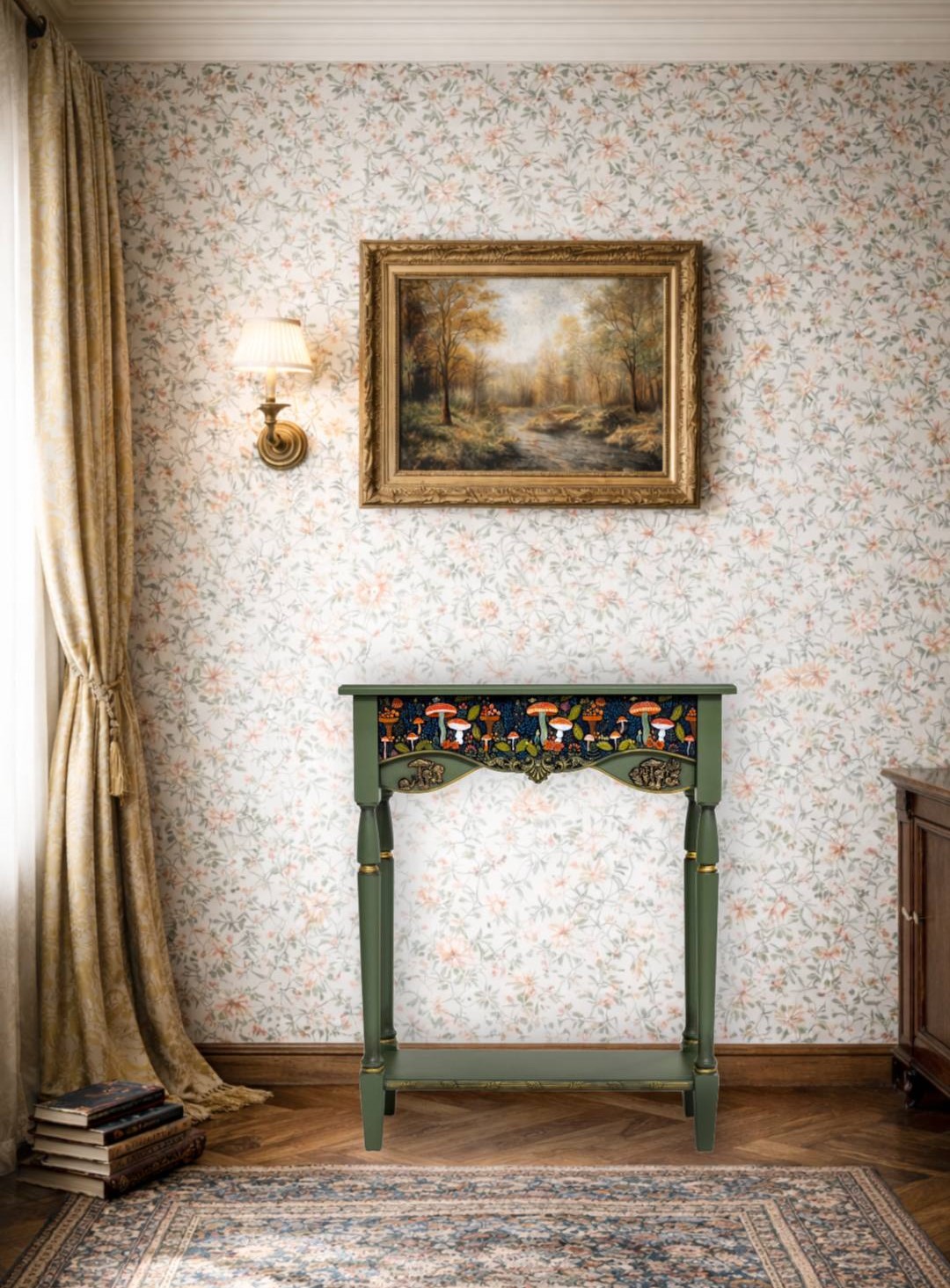 Mushroom console table