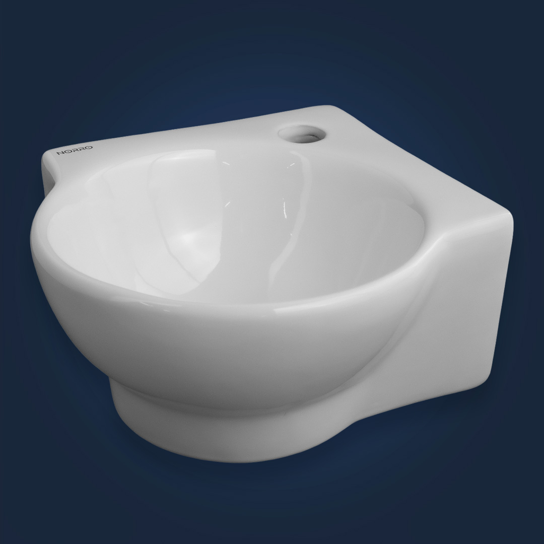 Раковина угловая, подвесная N-3038 little