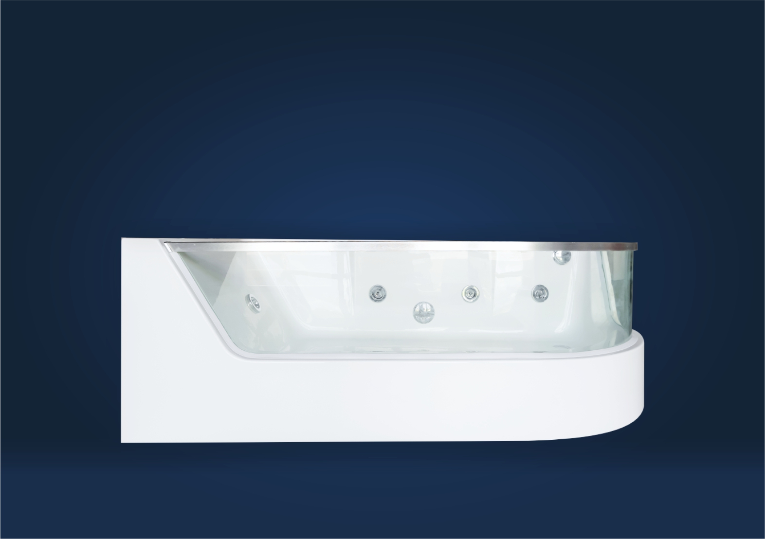 Отдельностоящая ванна N-5041 L/R с гидромассажем (1700х800х620)