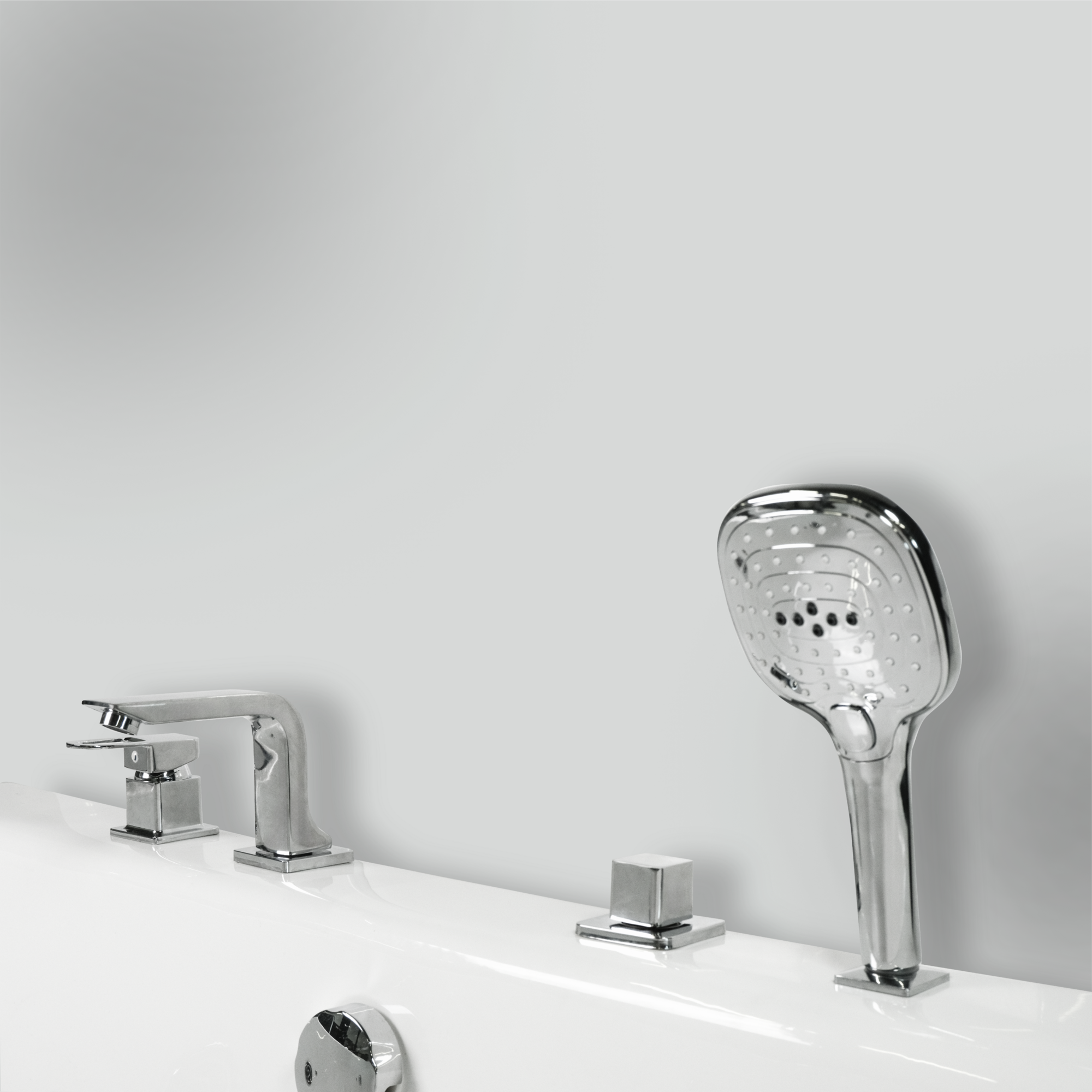 Смеситель на борт ванны N-6001 Хром