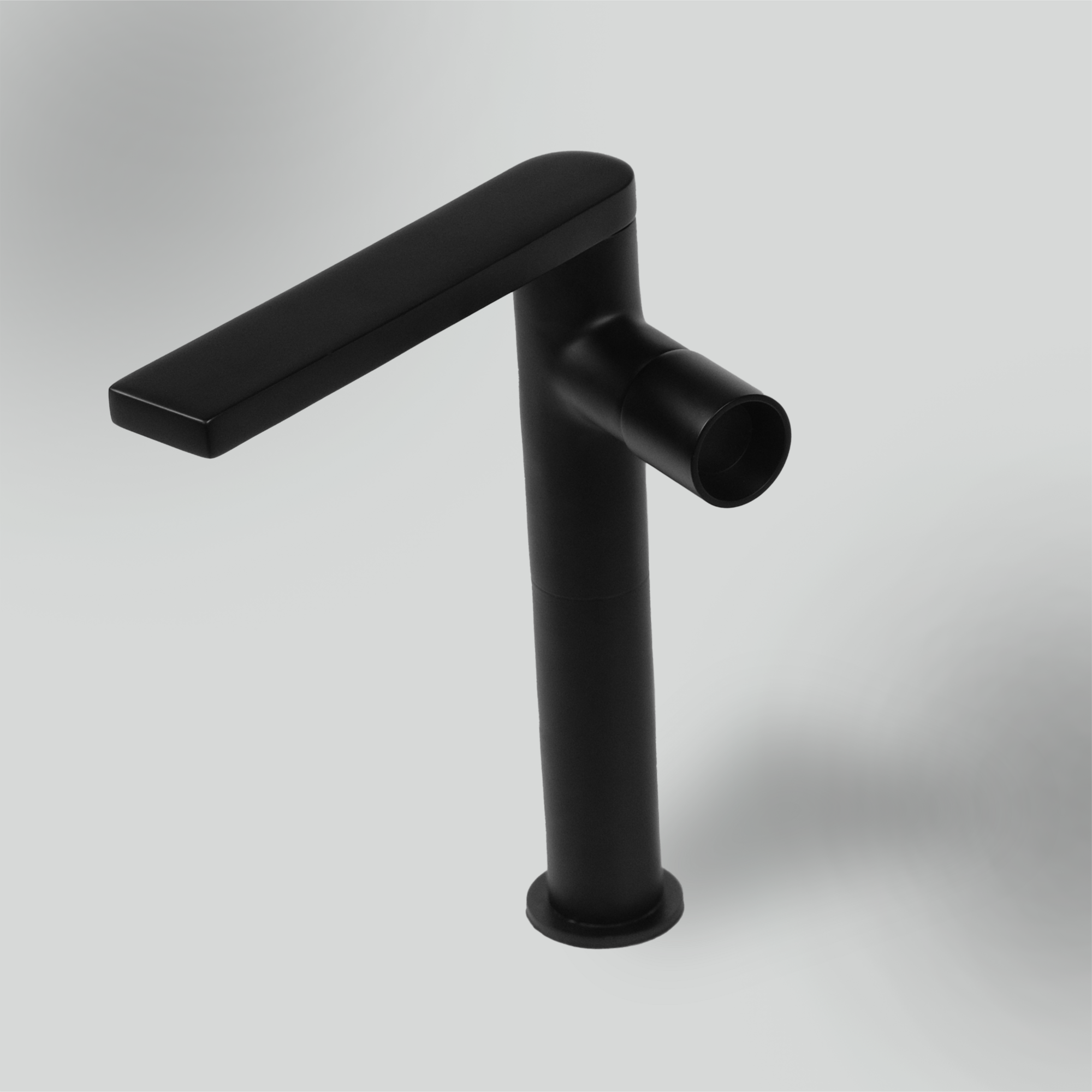 Смеситель для раковины N-6004 ( высокий, чёрный )