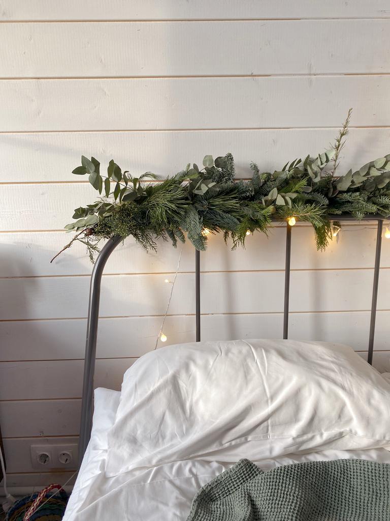 Гирлянда с эвкалиптом