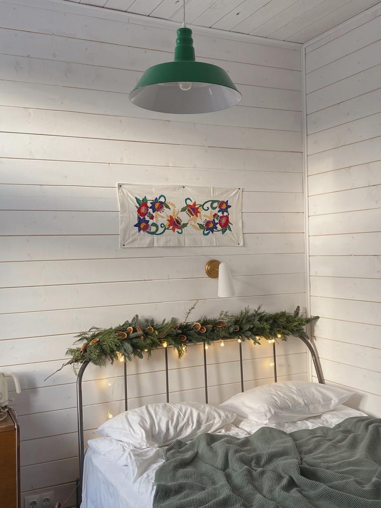 Гирлянда новый год для сервировки стола