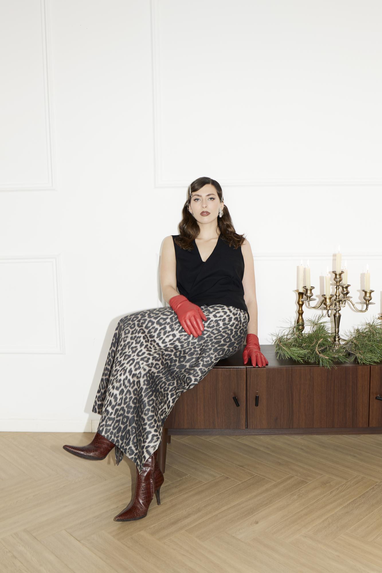 Юбка из денима Лео