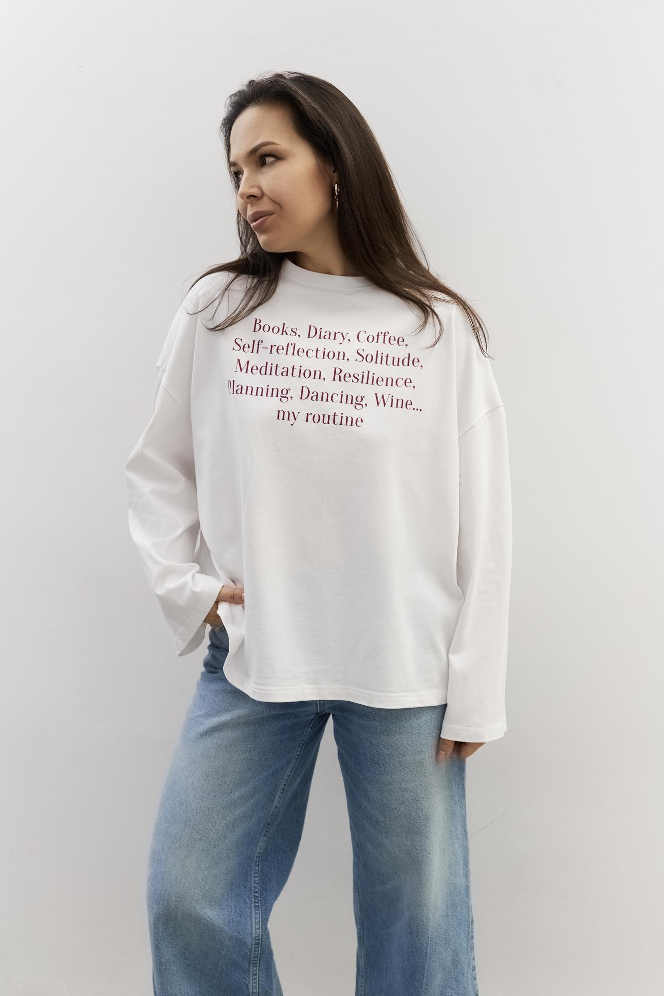 Лонгслив My routine