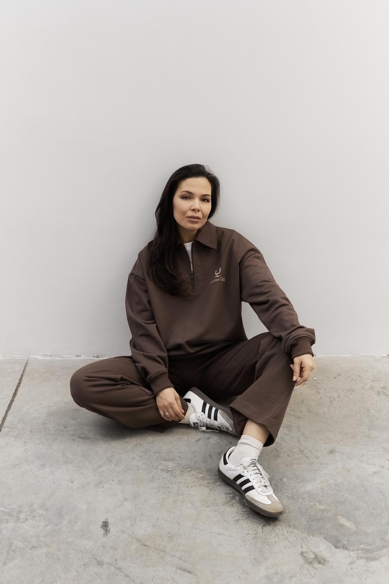 Свитшот в цвете шоколад Soulence Club