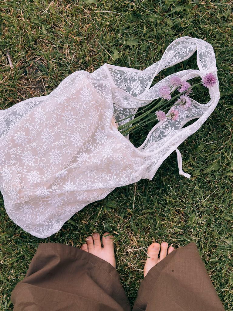 Шоппер кружевной