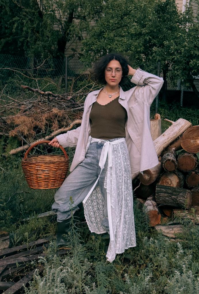 Юбка из кружева