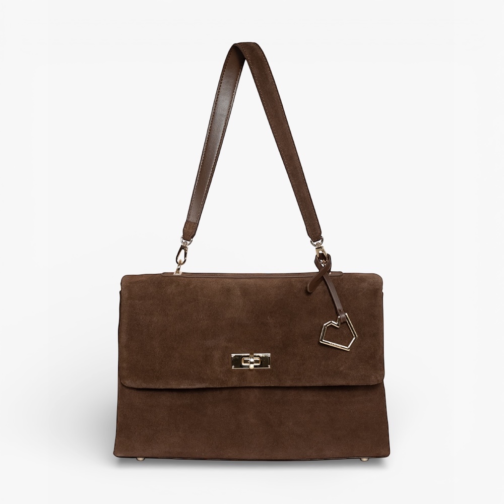 Сумка CRETE коричневый замша