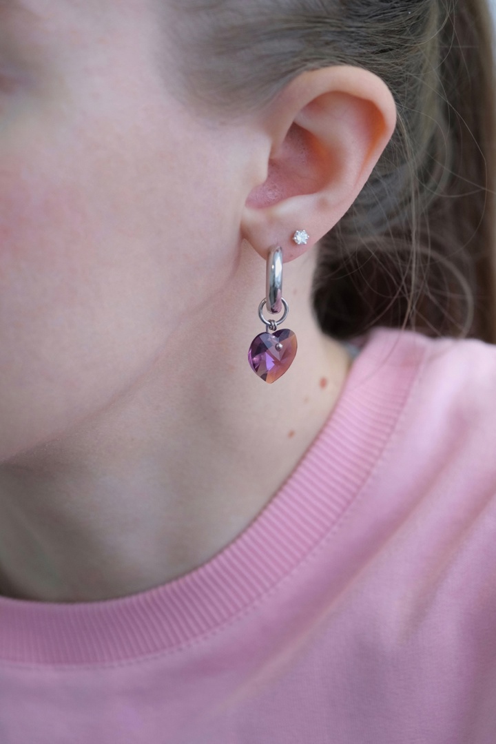 подвеска "Сердце Swarovski"