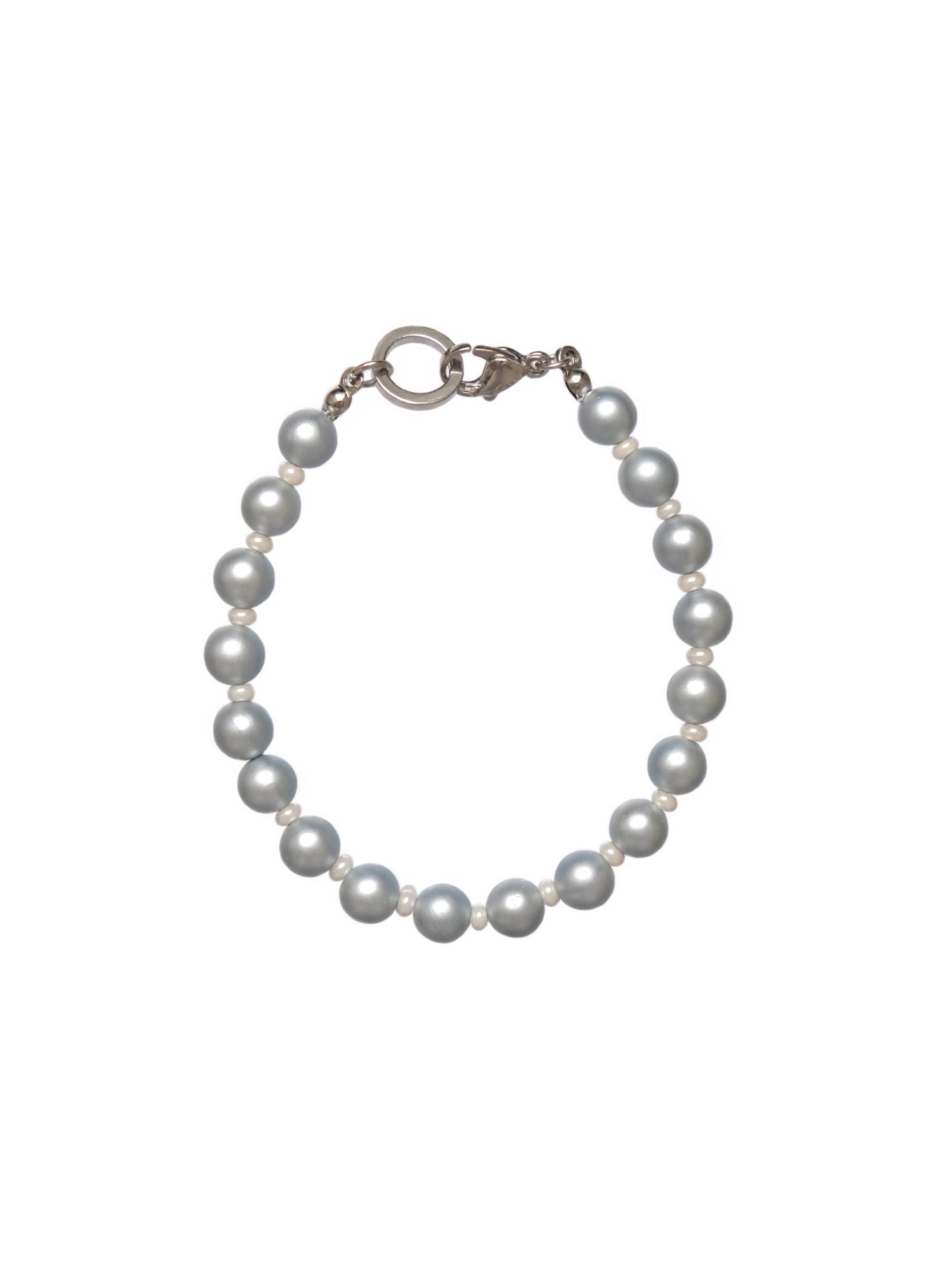 браслет из голубого жемчуга