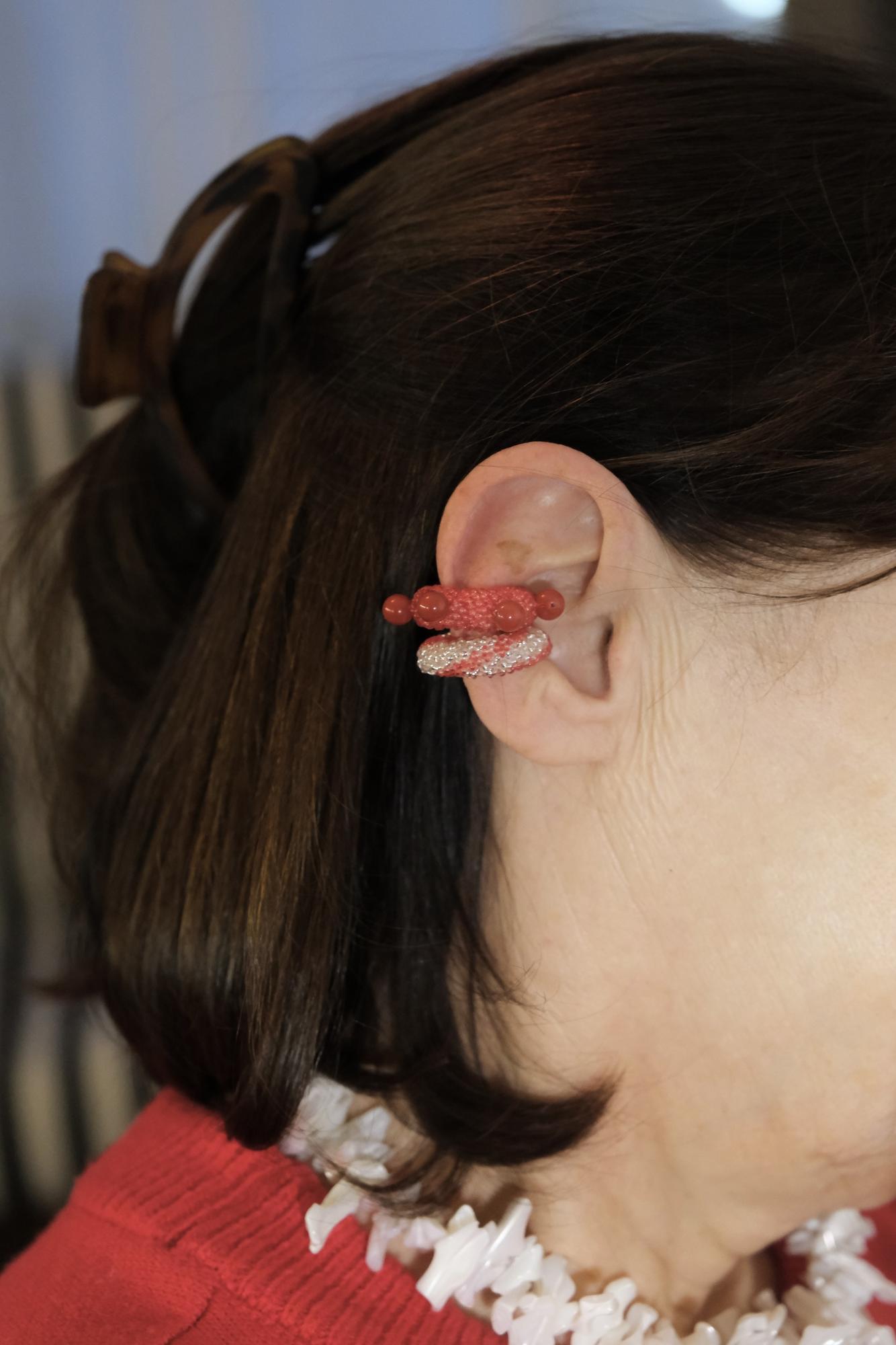 кафф "Клубничный леденец"