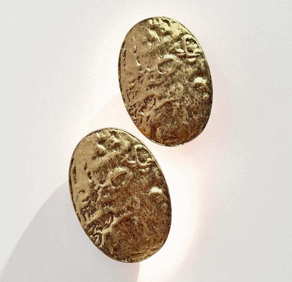 Серьги "Оттиск"