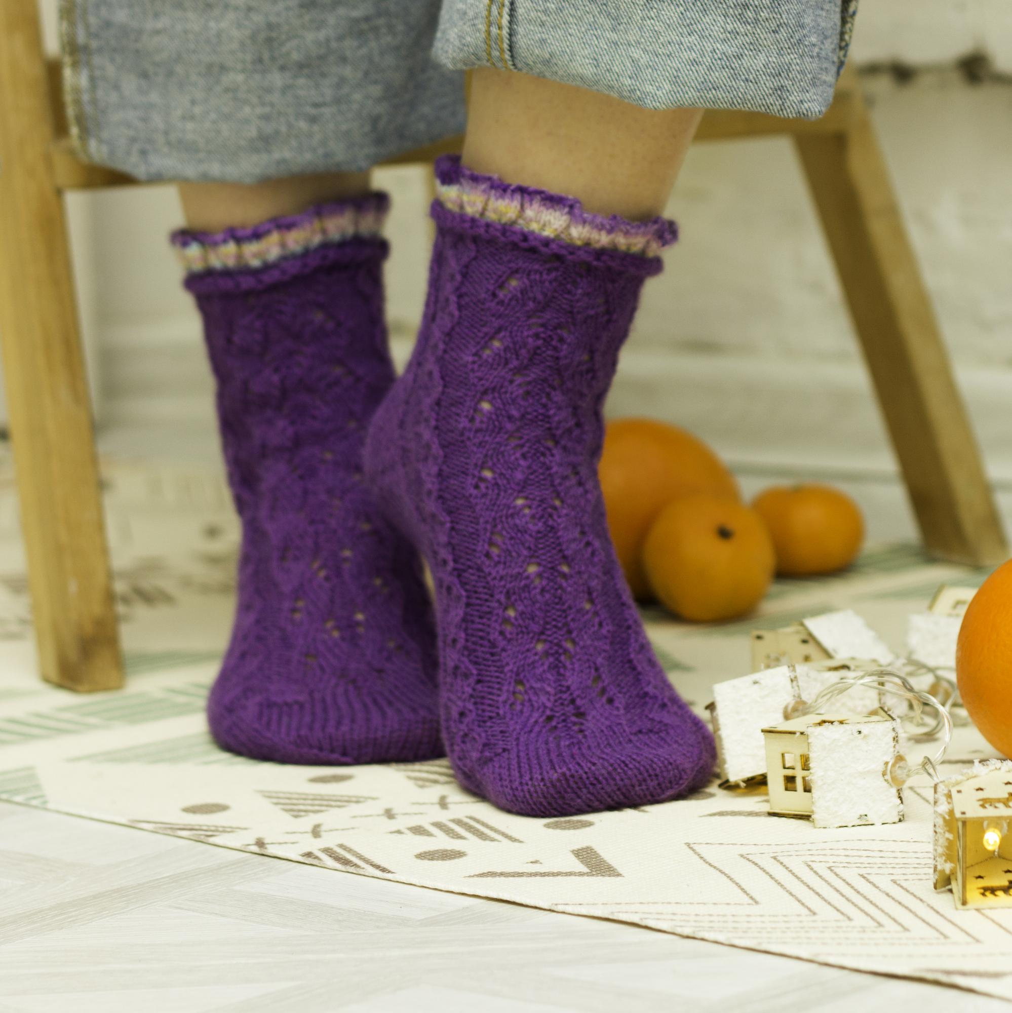 Носки "Глициния лиловые"